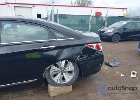 2015 Hyundai Sonata Hybrid Limited z USA, uszkodzony, nr VIN KMHEC4A47FA129311